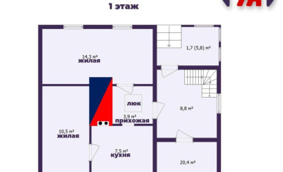 Купить дом, Погост-2, Солнечная ул., 19.27 соток. Фото 35