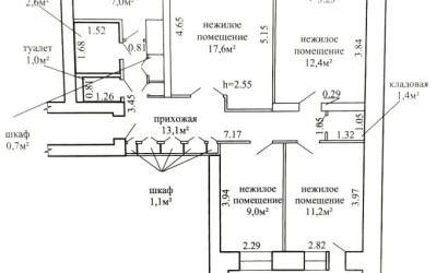 Купить 4-комнатную квартиру, Борисов, Строителей ул., 43. Фото 5