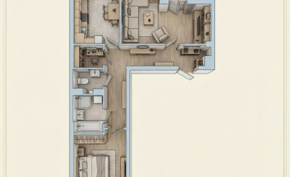 Купить 3-комнатную квартиру, Минск, Михаила Савицкого, 23 (Октябрьский район). Фото 1