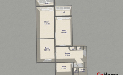 Купить 3-комнатную квартиру, Минск, просп. Любимова, д. 40/1 (Московский район). Фото 20