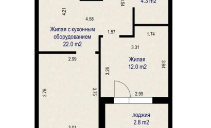 Купить 2-комнатную квартиру, Минск, Лосика ул., 55 (Московский район). Фото 19