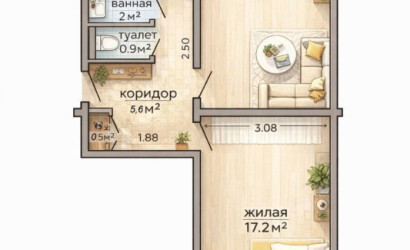 Купить 2-комнатную квартиру, Минск, Казинца, 110(Октябрьский район). Фото 17