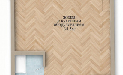 Купить 1-комнатную квартиру, Минск, Виталия Цвирко, 84 (Советский район). Фото 1