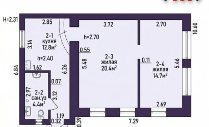 Купить 2-комнатную квартиру, Заславль, Школьная ул.. Фото 13