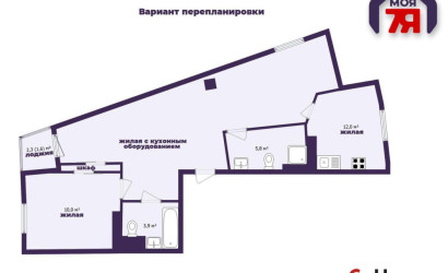 Купить 1-комнатную квартиру, Минск, Правда газеты просп., 1 (Московский район). Фото 26