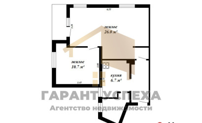 Купить 2-комнатную квартиру, Брест, ул. Карла Маркса, д. . Фото 9