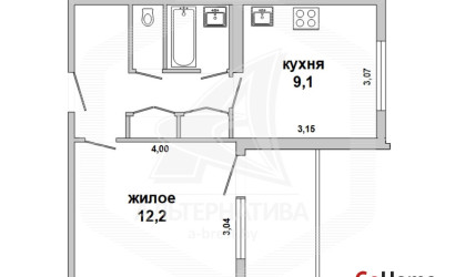 Купить 1-комнатную квартиру, Брест, Восток, ул. Орловская