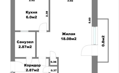 Купить 1-комнатную квартиру, Минск, Гая ул., 9 (Центральный район). Фото 19