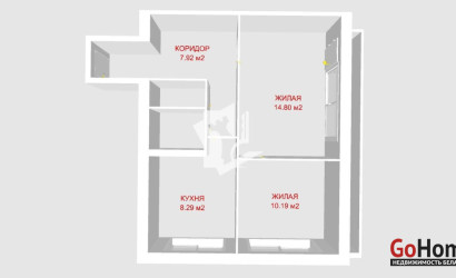 Купить 2-комнатную квартиру, Минск, Люксембург ул., 195 (Московский район). Фото 2
