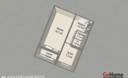 Купить 1-комнатную квартиру, Минск, ул. Асаналиева, д. 13/3 (Октябрьский район). Фото 17