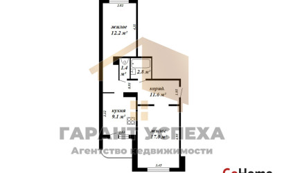 Снять 2-комнатную квартиру, Брест, ул. Полевая. Фото 8