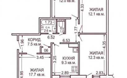 Купить 4-комнатную квартиру, Борисов, Трусова, 45. Фото 23