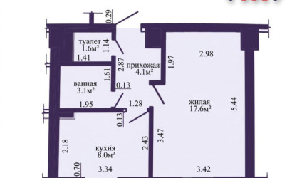 Купить 1-комнатную квартиру, Минск, Солнечная ул., 31 (Ленинский район). Фото 2