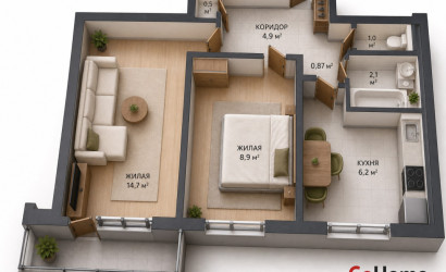 Купить 2-комнатную квартиру, Минск, Рокоссовского, 115 (Ленинский район). Фото 2