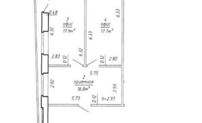 Аренда офиса, Минск, Улица Фабрициуса 9А,  52 кв.м.. Фото 2