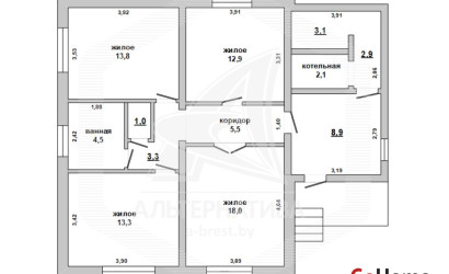 Купить дом, Вежки, Кривлянский с/с, 16.7 соток. Фото 28