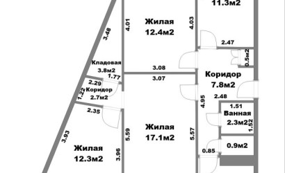 Купить 4-комнатную квартиру, Минск, Слободская ул., 75 (Московский район). Фото 25