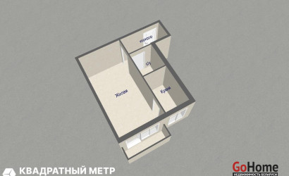 Купить 1-комнатную квартиру, Минск, Грибоедова ул., 26 (Центральный район). Фото 19