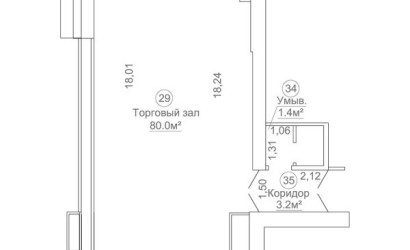 Аренда торгового помещения, Минск, Руссиянова ул., 4, 97 кв.м.. Фото 5