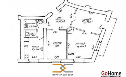 Купить 3-комнатную квартиру, Минск, Красная ул., 22 (Советский район). Фото 1