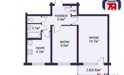 Купить 2-комнатную квартиру, Минск, Ауэзова ул., 6 (Заводской район). Фото 18