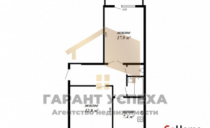 Купить 2-комнатную квартиру, Сосновка, ул. Сосновая. Фото 20