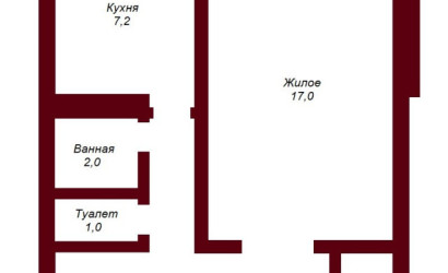 Купить 1-комнатную квартиру, Брест, ул. Ленинградская, д. . Фото 10