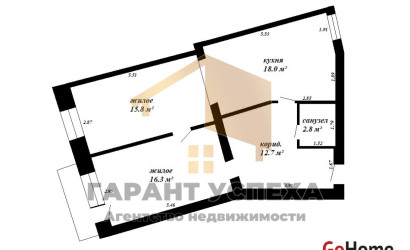 Купить 2-комнатную квартиру, Брест, ул. Гоголя, д. . Фото 18