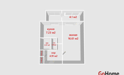 Купить 1-комнатную квартиру, Минск, Воронянского ул., 52(Октябрьский район). Фото 23