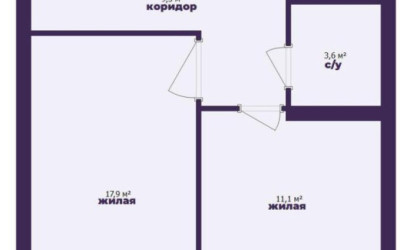 Купить 3-комнатную квартиру, Жодино, Ленина просп., 17/1. Фото 3