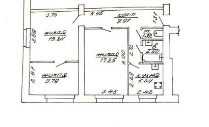 Купить 3-комнатную квартиру, Витебск, Ленина, 1/8. Фото 11