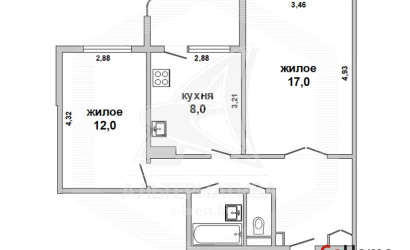Купить 2-комнатную квартиру, Брест, Киевка, ул. Вишневая. Фото 19
