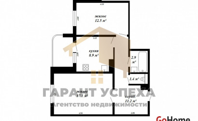 Купить 2-комнатную квартиру, Брест, ул. Вульковская, д. . Фото 17