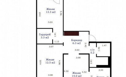 Купить 3-комнатную квартиру, Минск, Бурдейного ул., 19 (Фрунзенский район). Фото 28