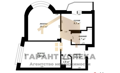 Купить 2-комнатную квартиру, Брест, ул. Октябрьской революции, д. . Фото 20