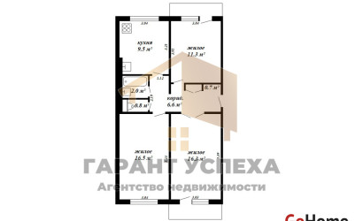 Купить 3-комнатную квартиру, Брест, ул. Рокосовского, д. . Фото 17
