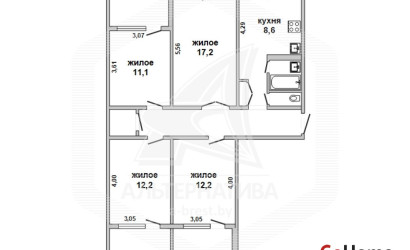 Купить 4-комнатную квартиру, Брест, Дубровка, ул. Дубровская. Фото 12