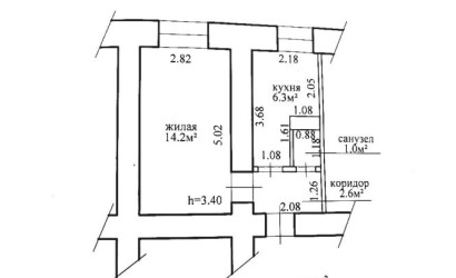 Купить 1-комнатную квартиру, Могилев, Ленинская, 28/А. Фото 10