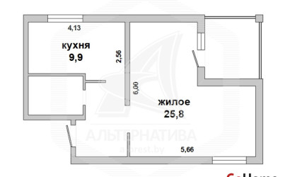 Купить 1-комнатную квартиру, Брест, Восток, ул. Московская. Фото 12