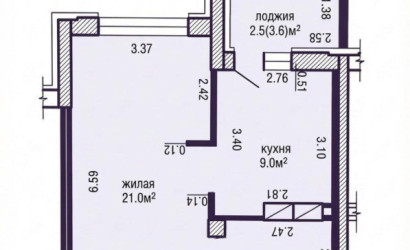 Купить 1-комнатную квартиру, Минск, Притыцкого ул., 113 (Фрунзенский район). Фото 38