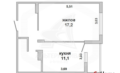 Купить 2-комнатную квартиру, Брест, Ковалево, ул. Октябрьской Революции. Фото 1