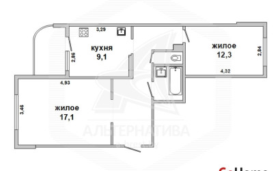 Купить 2-комнатную квартиру, Брест, Ковалево, ул. Суворова