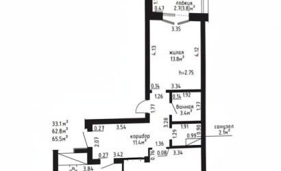 Купить 2-комнатную квартиру, Новоселье, Рождественская ул., 2/В. Фото 28