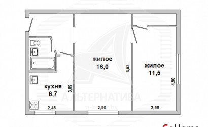 Купить 2-комнатную квартиру, Дворцы, , 
