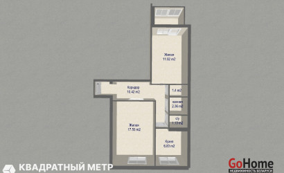Купить 2-комнатную квартиру, Минск, ул. Краснослободская, д. 3/1 (Заводской район). Фото 17