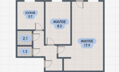Купить 2-комнатную квартиру, Брест, Буденного ул.. Фото 1