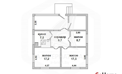 Купить дом в деревне, Дубица, Домачевский с/с, 25 соток. Фото 13