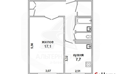Купить 1-комнатную квартиру, Брест, Восток, ул. Орловская. Фото 1