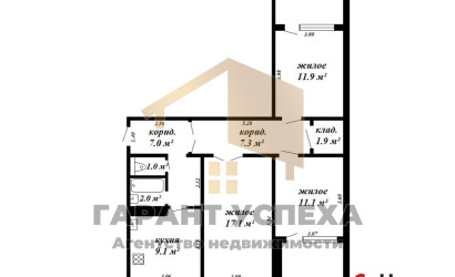 Купить 3-комнатную квартиру, Брест, ул. Гродненская, д. . Фото 20