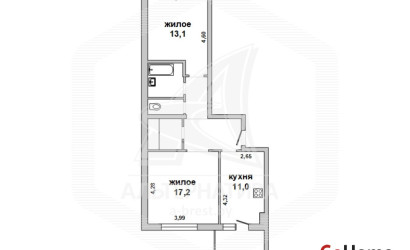 Купить 2-комнатную квартиру, Малорита, , . Фото 9